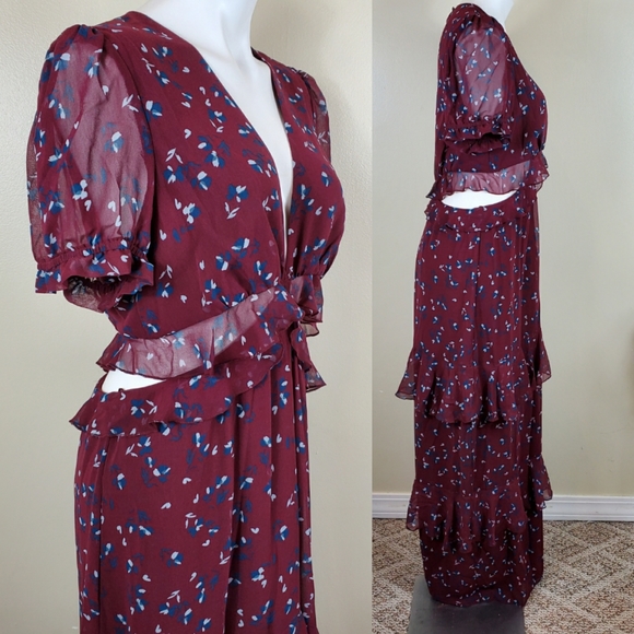 wayf laviana maxi dress